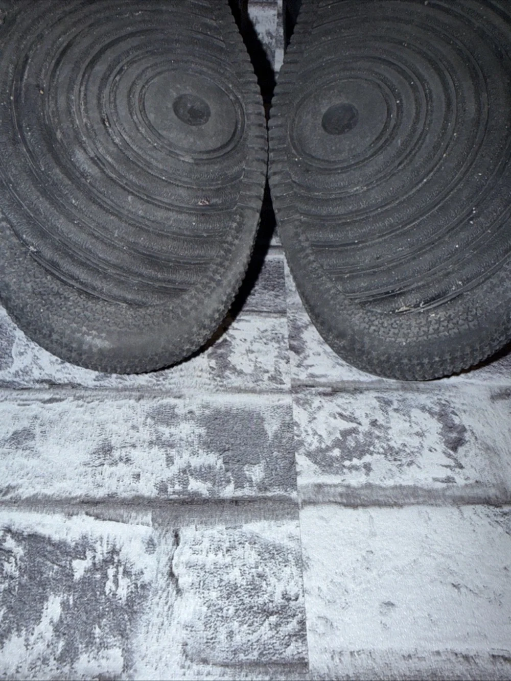 Used Nike Air Force 1 '07 Low Triple Black Shoes Mens Size 10.5 CW2288-001 - Picture 9 of 9